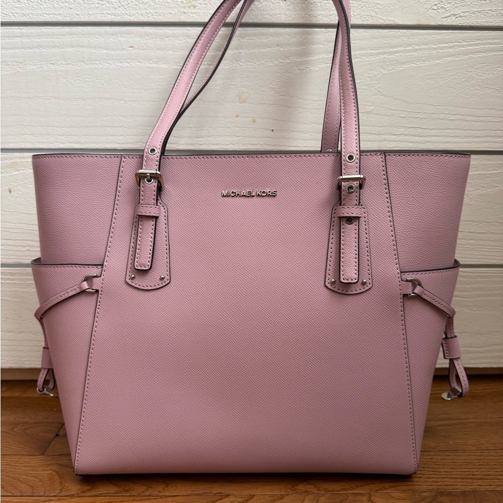 Michael Kors Pink Saffiano Leather Tote
